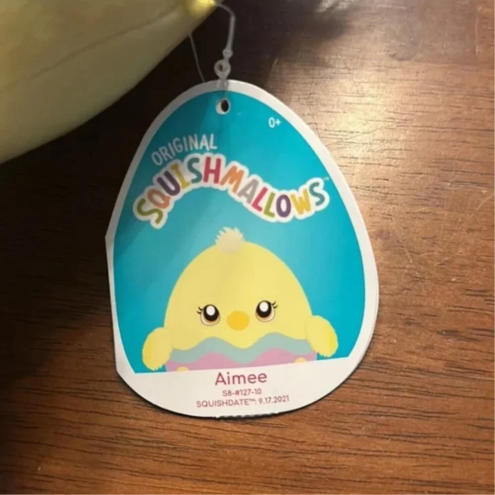 Squishmallows Aimee the Chick in Easter Egg Anime Eyes 2021 8